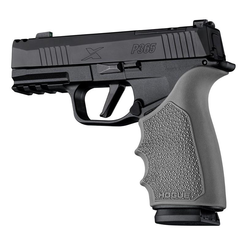 Hogue Grips Hogue  Hogue HandAll Beavertail Handgun Grip Sleeve for Sig Sauer P365 XMacro Slate Grey