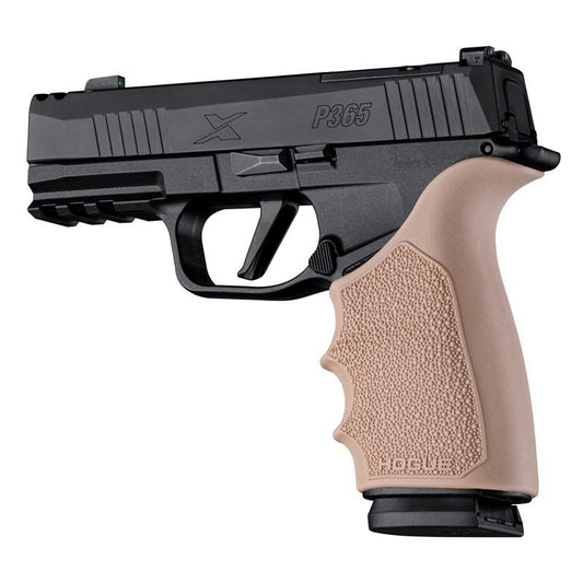 Hogue Grips Hogue  Hogue HandAll Beavertail Handgun Grip Sleeve for Sig Sauer P365 XMacro FDE