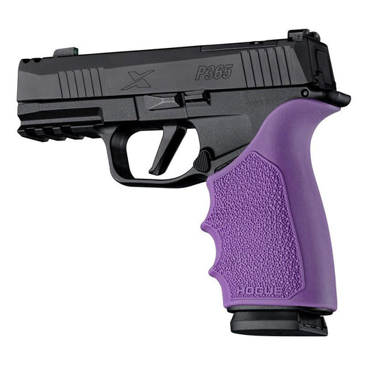 Hogue Grips Hogue  Hogue HandAll Beavertail Handgun Grip Sleeve for Sig Sauer P365 XMacro Purple