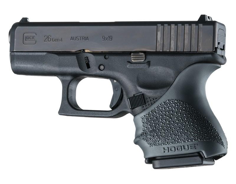 Hogue Grips Hogue  HandAll Beavertail Grip Sleeve Glock 26/27 Black