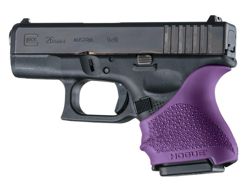 Hogue Grips Hogue  Hogue HandAll Beavertail Grip Sleeve Glock 26/27-Purple