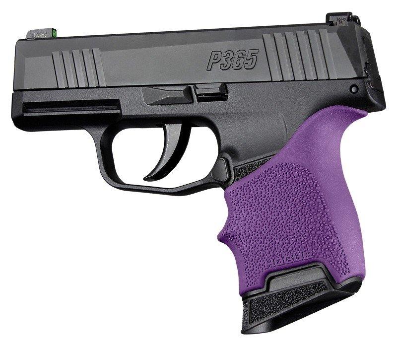 Hogue Grips Hogue  HandAll Beavertail Grip Sleeve Sig Sauer P365 Purple