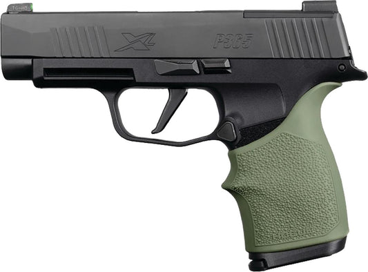 Hogue Grips Hogue  Hogue HandAll Beavertail Grip Sleeve Sig Sauer P365XL- OD Green