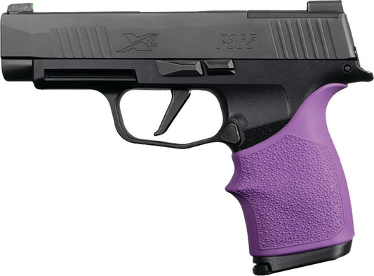 Hogue Grips Hogue  Hogue HandAll Beavertail Grip Sleeve Sig Sauer P365XL- Purple