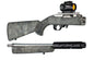 Hogue Chassis &amp; Stocks Hogue  Hogue Ruger 10-22 Takedown Rub. OM Stock With Standard Barrel Chan. Ghillie Green