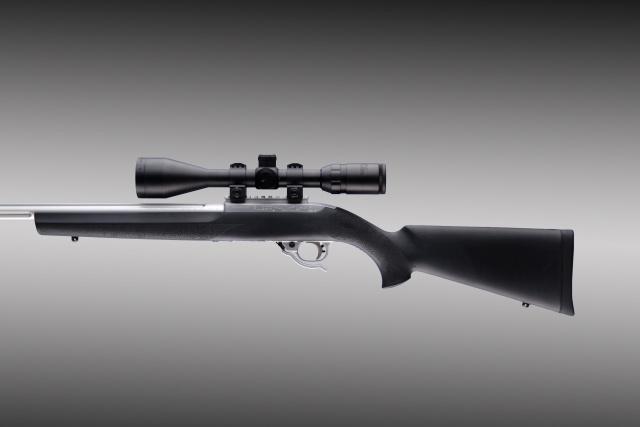 Hogue Chassis &amp; Stocks Hogue  Black for 22 LR with Standard Barrel