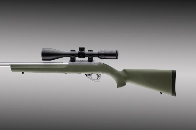 Hogue Chassis &amp; Stocks Hogue  Olive Drab for 22 LR with Target Barrel