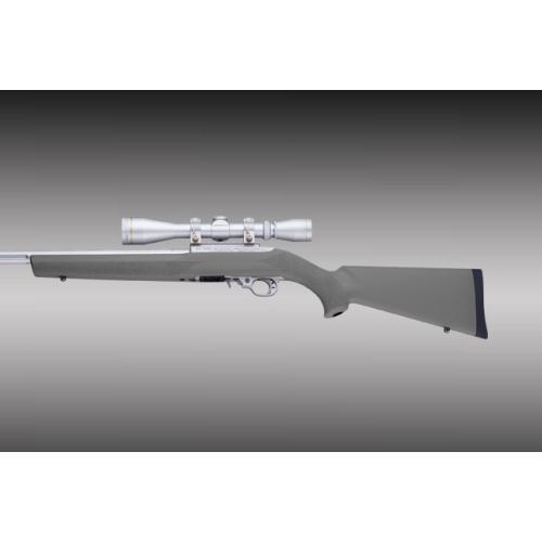 Hogue Chassis &amp; Stocks Hogue  Hoge Rubber Overmolded Stock with .920" Dia Barrel Channel for Ruger 10-22 Slate Grey