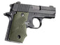 Hogue Grips Hogue  Hogue SIG Sauer P238 Rubber Grip with Finger Grooves OD Green