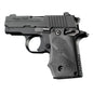 Hogue Grips Hogue  Hogue Overmolded Rubber Grip Handgun Grips for Sig Sauer P238 Slate Grey with Finger Grooves