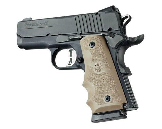 Hogue Grips Hogue  RUBBER OFFICER'S Flat Dark Earth With FG
