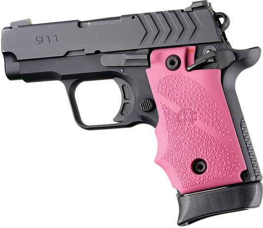 Hogue Grips Hogue  Hogue Ambi Safety Rubber Grip for Springfield Armory 911- Pink
