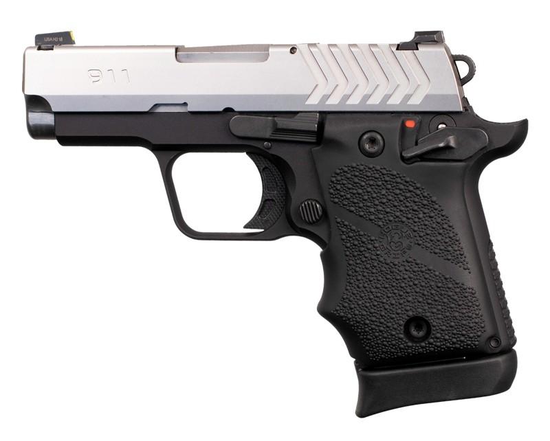 Hogue Grips Hogue  Hogue Ambi Safety Rubber Grip for Springfield Armory 911 9mm- Black