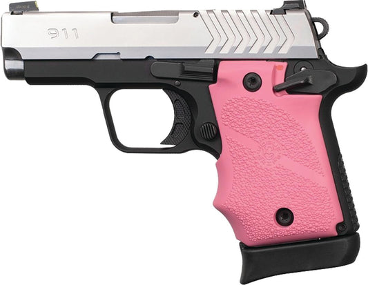 Hogue Grips Hogue  Hogue Ambi Safety Rubber Grip for Springfield Armory 911 9mm- Pink