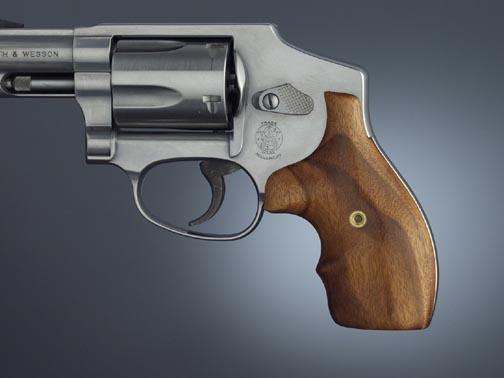 Hogue Grips Hogue  Hogue Grips S&W J Frame Round Butt Goncalo Alves Ultra Compact Bantam Grip