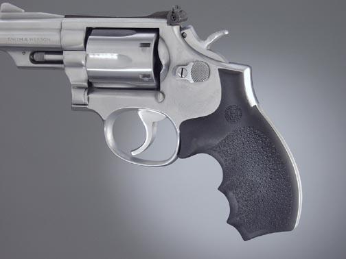 Hogue Grips Hogue  Hogue S&W K/L Round Butt Frame Rubber Bantam Style Grips
