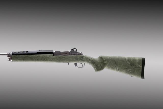 Hogue Chassis &amp; Stocks Hogue  Hogue Ruger Mini-14/30 Stock for Post 180 Serial Numbers - Ghillie Green