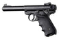 Hogue Grips Hogue  Hogue Ruger MKIV Rubber Grip with Finger Grooves and Right Hand Thumb Rest Black