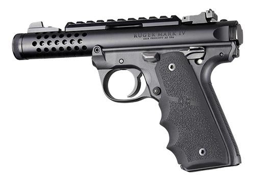 Hogue Grips Hogue  Hogue Ruger 22/45 MKIV Rubber Grip with Finger Grooves Black