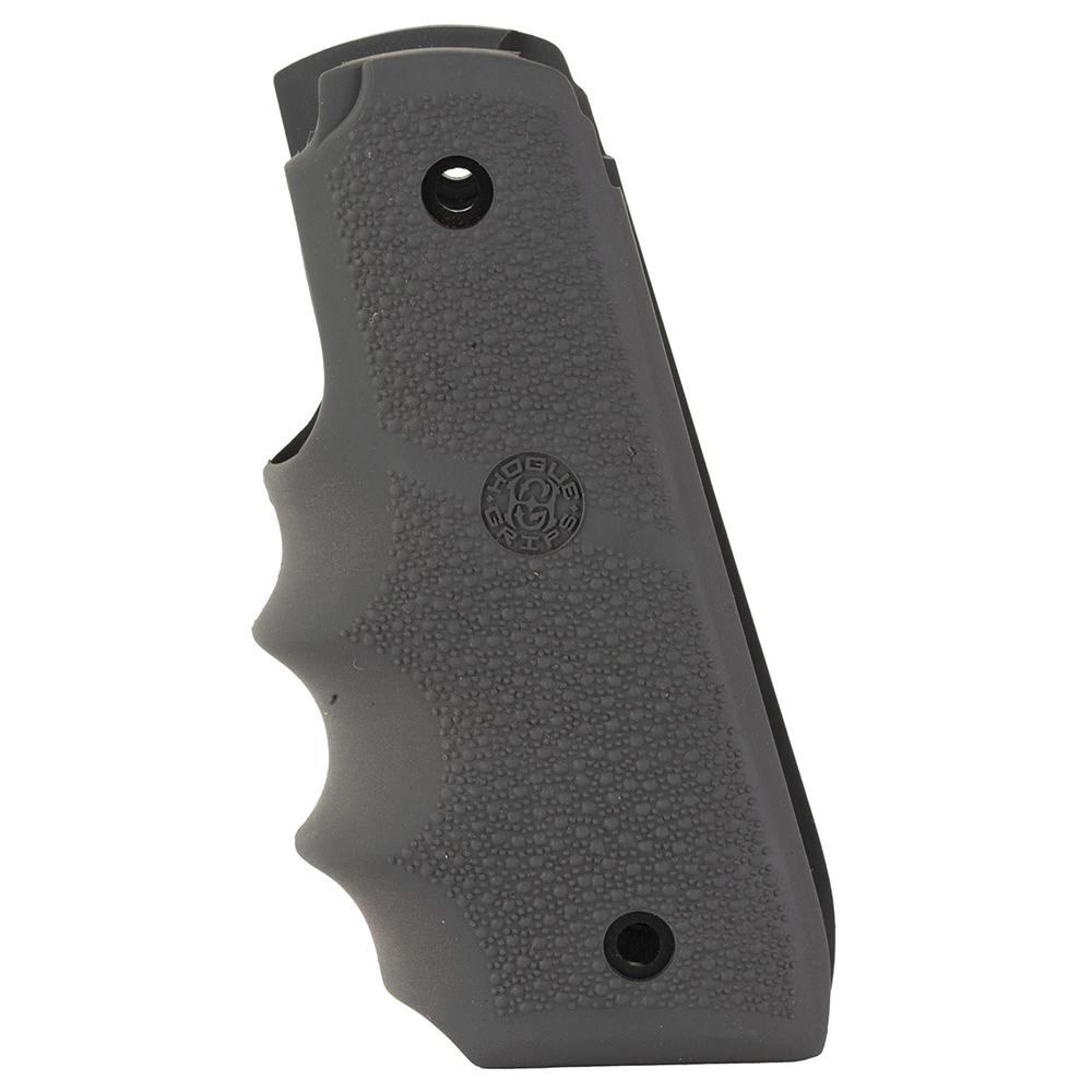 Hogue Grips Hogue  Hogue Overmolded Rubber Grip with Finger Grooves for Ruger 22/45 MKIV Slate Grey