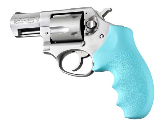 Hogue Grips Hogue  Hogue Rubber Monogrip Ruger SP101-Aqua
