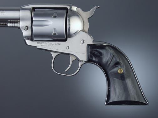 Hogue Grips Hogue  Hogue Ruger Blackhawk/Vaquero Black Pearl Cowboy Panels
