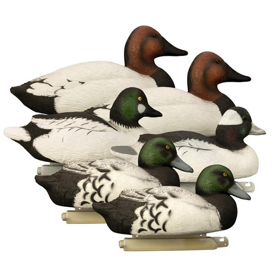Higdon Outdoors Duck Decoys Higdon Outdoors Higdon Outdoors Battleship Diver Pk 2 Bluebills 2 Canvasbacks 1 Bufflehead 1 Goldeneye