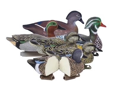 Higdon Outdoors Duck Decoys Higdon Outdoors Higdon Outdoors Puddle Pack - 2/ct Green Wing Teal 2/ct Blue Wing Teal 2/ct Wood Ducks