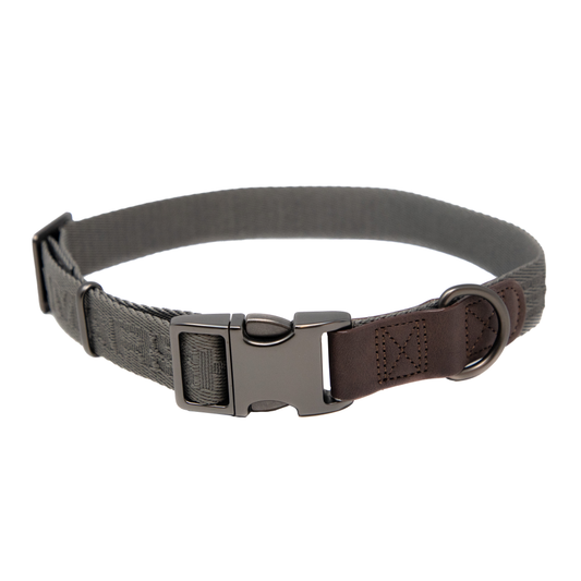 Higdon Outdoors Collars &amp; Leashes Higdon Outdoors MoMarsh Adjustable Dog Collar 15"-23" Gun Metal Grey