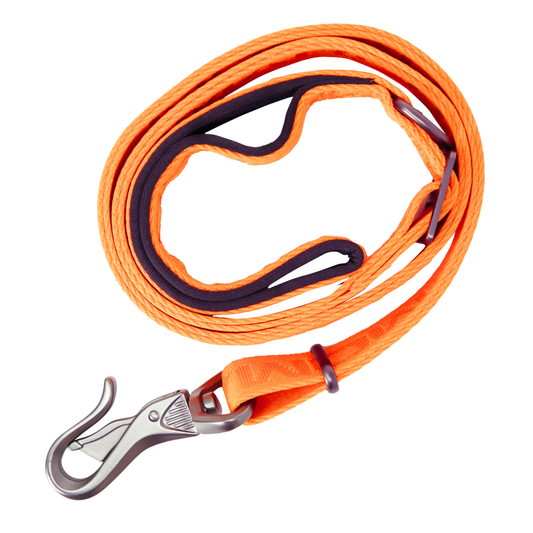 Higdon Outdoors Collars &amp; Leashes Higdon Outdoors MoMarsh Adjustable Dog Leash 47"-72" Hunter Orange