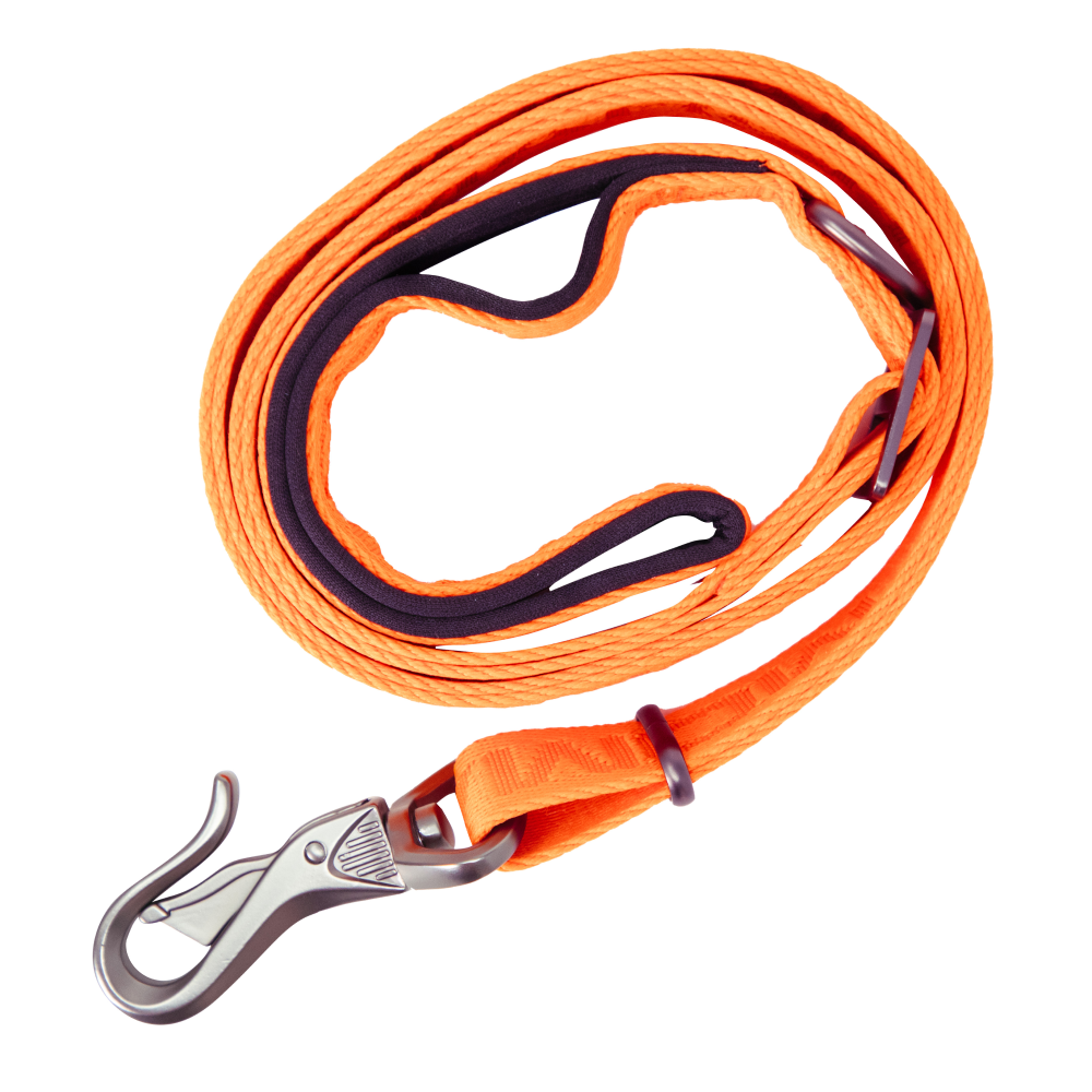 Higdon Outdoors Collars &amp; Leashes Higdon Outdoors MoMarsh Adjustable Dog Leash 47"-72" Hunter Orange