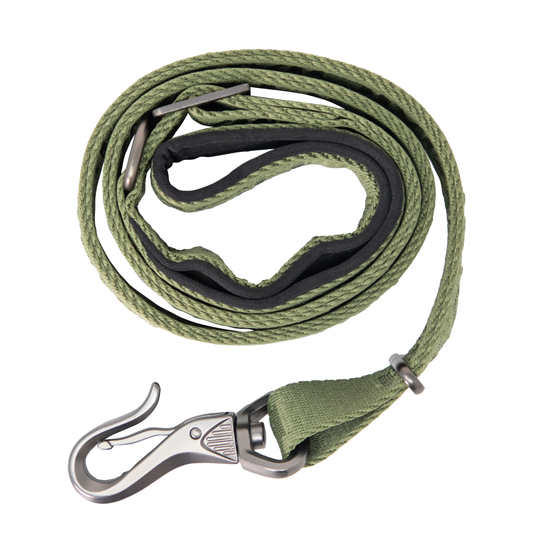 Higdon Outdoors Collars &amp; Leashes Higdon Outdoors MoMarsh Adjustable Dog Leash 47"-72" Cypress Green