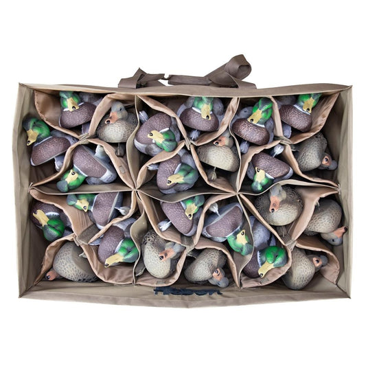 Higdon Outdoors Duck Decoys Higdon Outdoors Higdon Outdoors X Slot Universal Duck Decoy Bag 6 to 24 Adjustable Slots