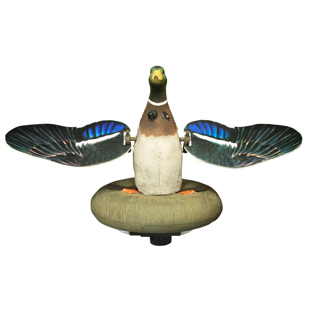 Higdon Outdoors Duck Decoys Higdon Outdoors Higdon Outdoors XS Splashing Flasher Mallard Drake Moving Decoy 12V with Timer