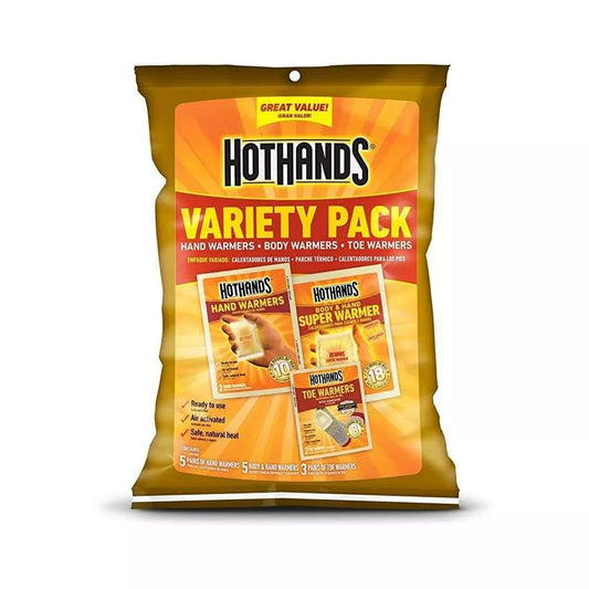 KOBAYASHI Consumer Products LLC dba Heatmax Emergency &amp; Survival KOBAYASHI Consumer Products LLC dba Heatmax  Hot Hands Variety Pack Hand and Toe Warmers 13/ct