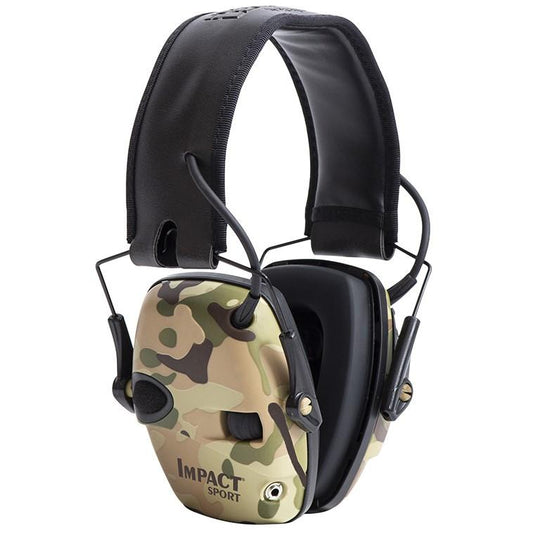Honeywell Safety Products USA Ear Muffs Honeywell Safety Products USA Impact Sport Electronic Earmuff NRR 22db Multi-Cam