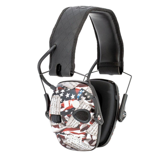 Honeywell Safety Products USA Ear Muffs Honeywell Safety Products USA Howard Leight Impact Sport Shooting Electronic Ear Muffs with Bluetooth 21dB 2nd Amendment