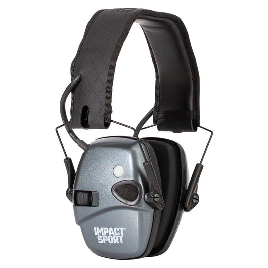 Honeywell Safety Products USA Ear Muffs Honeywell Safety Products USA Howard Leight Impact Sport Shooting Electronic Ear Muffs with Bluetooth 21dB Charcoal Grey