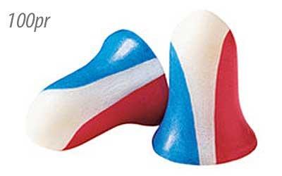 Honeywell Safety Products USA Ear Plugs Honeywell Safety Products USA Howard Leight USA Shooters Earplugs100 pair pack Red/White/Blue