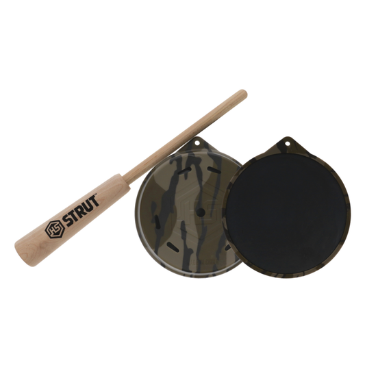 Hunters Specialties Slate &amp; Glass Calls Hunters Specialties  Hunters Specialties Camo Cutt'r Slate Pot Call Mossy Oak Bottomland