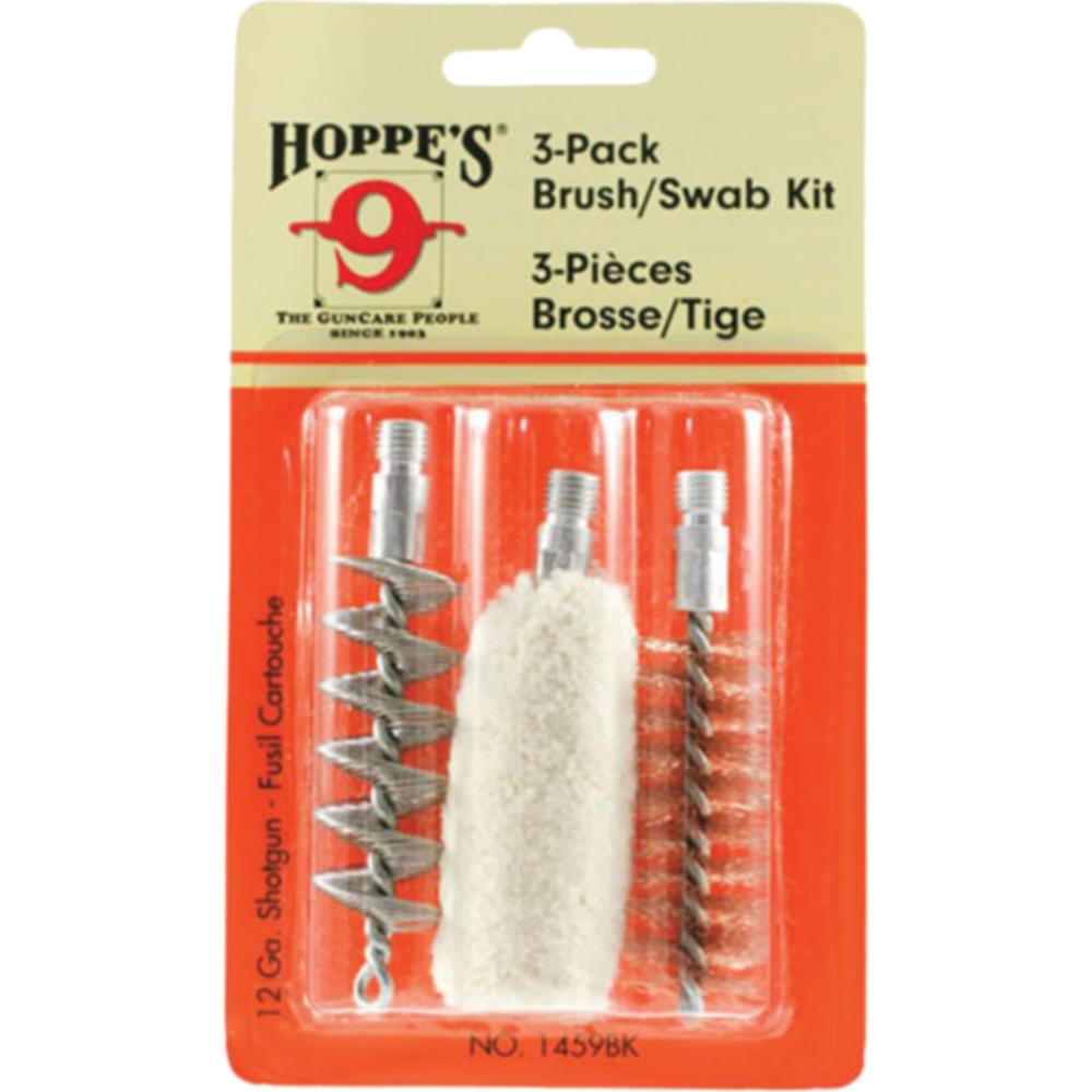 Hoppe's Cleaning Brushes Mops and Swabs Hoppe's 3-Pack Brush/Swab Kit 12 ga