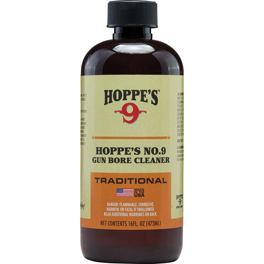 Hoppe's Gun Oils &amp; Gun Cleaning Solvents Hoppe's No. 9 Powder Solvent 16 oz