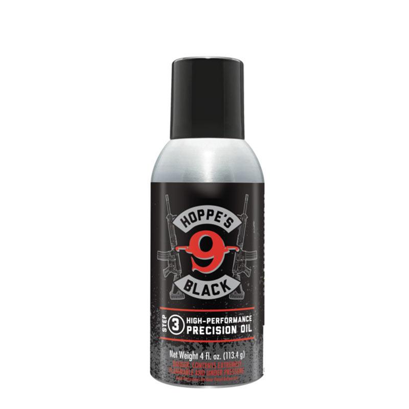 Hoppe's Gun Oils &amp; Gun Cleaning Solvents Hoppe's BLACK LUBE AEROSOL BLACK 4OZ WITH STRAW CAN