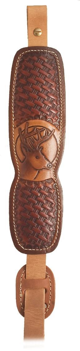 Hunter Company Inc Slings Hunter Company Inc Hunter ProHunter Leather Sling - Deer Head Graphic
