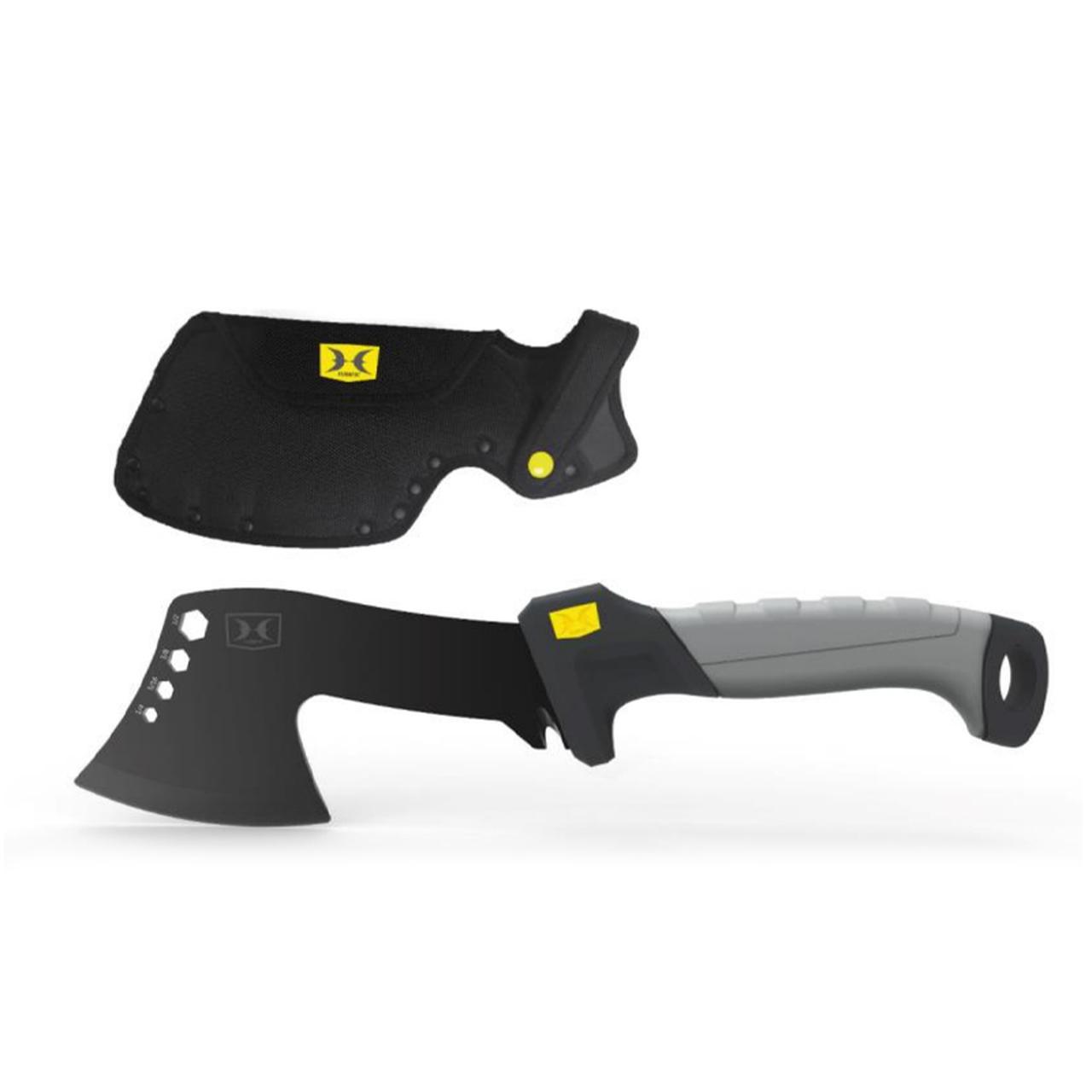 Gsm Knives &amp; Edged Tools|Axes Hatchets &amp; Machetes Gsm Hawk Hatchet 9 1/2" Full Length Black and Grey
