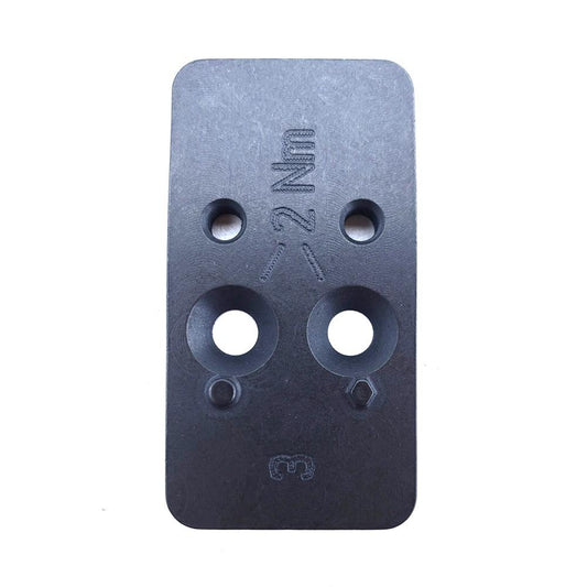 Heckler & Koch Red Dot Sight Mounts &amp; Adapters Heckler & Koch  H&K Optics Plate #3 for VP9 Optic Ready Models fits C-More STS2