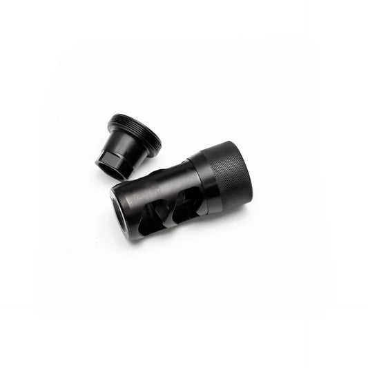 Area419 Muzzle Devices Area419 Area 419 Hellfire 2P-Self Timing Muzzle Brake With Adapter 9mm 5/8-24
