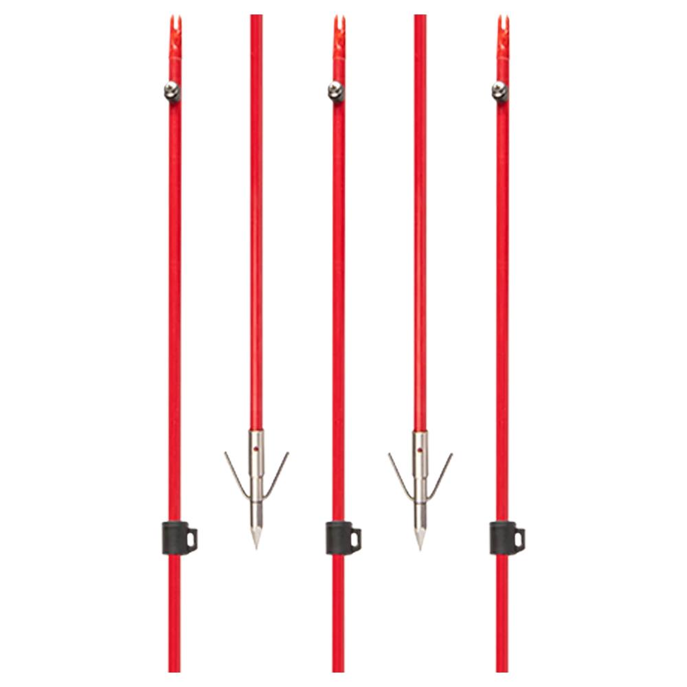 Bear Archery Bowfishing Accessories Bear Archery Cajun Bowfishing Fiberglass Arrow with Piranha Long Barb XT