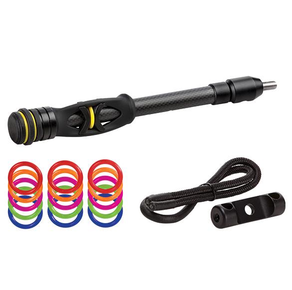 Bear Archery Archery Accessories|Stabilizers &amp; Dampers|Hunting Bear Archery Trophy Ridge Hitman Stabilizer 8-inch - Black