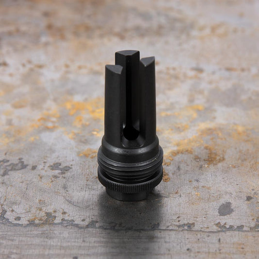 SilencerCo Muzzle Devices SilencerCo SilencerCo ASR Flash Hider 1/2x28 9mm Luger Black